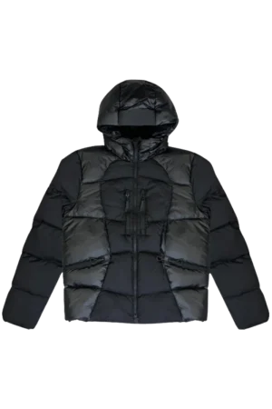 Syna World Wave Puffer Black Jacket