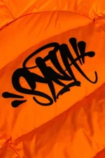 Syna World Wave Puffer Orange Jacket 3