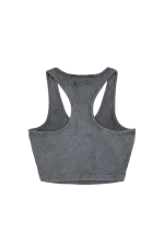 Syna World Women’s Elara Crop Top Charcoal ACID 1