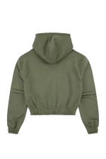 Syna World Women’s Lil Syna Rhinestone Khaki Hoodie 1