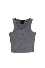 Syna World Women’s Ribbed Charcoal ACID Vest