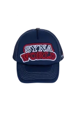 Syna World Workwear Trucker Navy/tomato Cap