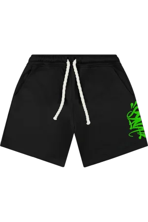 Syna World X Central Cee Team Black/green Shorts