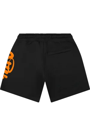 Syna World X Central Cee Team Black/orange Shorts 1