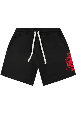 Syna World X Central Cee Team Black/red Shorts