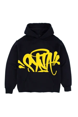 Syna World X Central Cee Team Black/yellow Hoodie 1