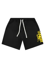 Syna World X Central Cee Team Black/yellow Shorts