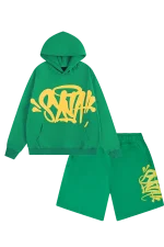 Syna World X Central Cee Team Green/yellow Hoodie 1
