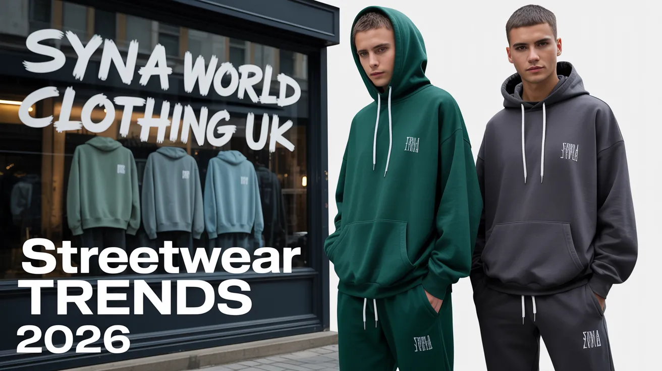 SYNA World Clothing UK – Hoodies Tracksuits & Streetwear Trends 2026